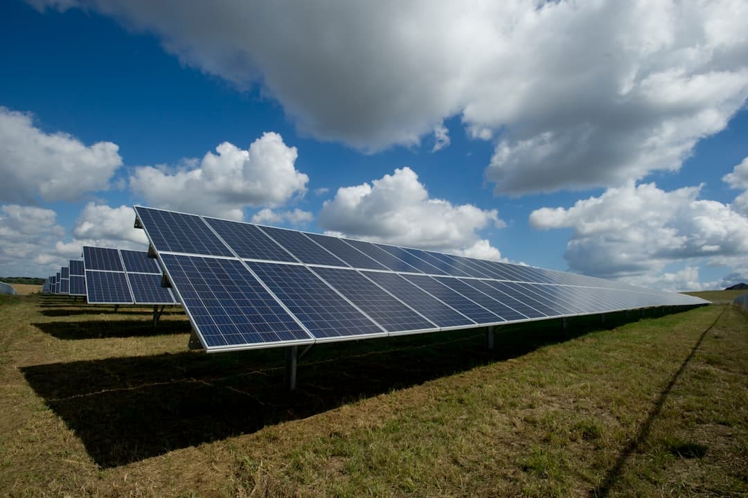Módulos fotovoltaicos instalados pela Gotec Solar